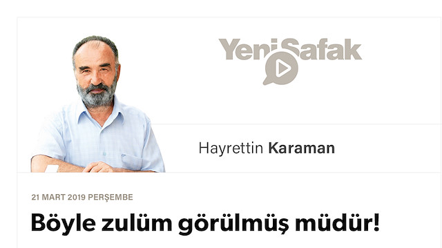Böyle zulüm görülmüş müdür!
