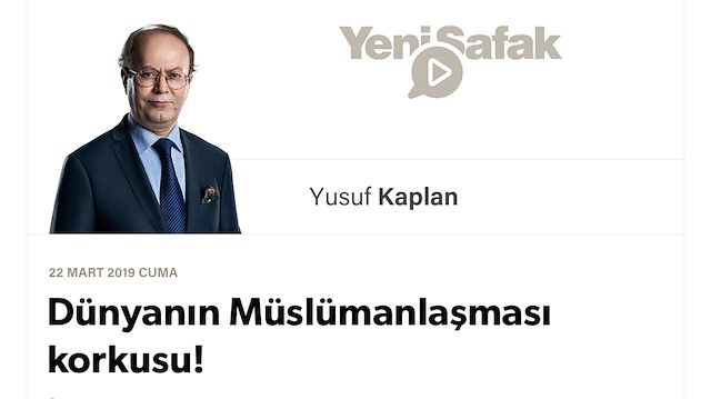 Dünyanın Müslümanlaşması korkusu!