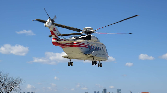 Cumhurbaşkanı Erdoğan miting alanına helikopterle geldi