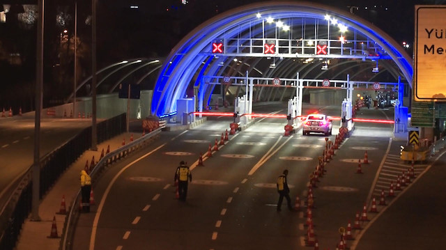 Avrasya Tüneli trafiğe kapandı