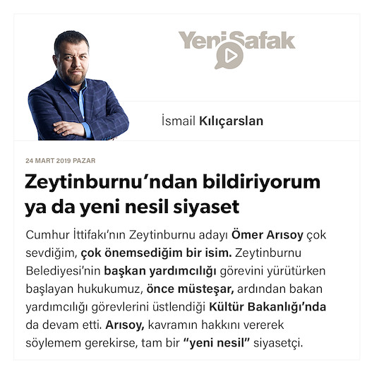 Zeytinburnu’ndan bildiriyorum ya da yeni nesil siyaset