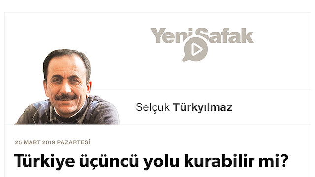 Türkiye üçüncü yolu kurabilir mi?
