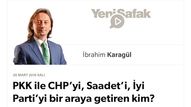 * PKK ile CHP’yi, Saadet’i, İyi Parti’yi bir araya getiren kim? * Şu an durdukları yerin bir adım sonrası Türkiye’yi felç etmektir. * Gelin bu ülkeyi yarı yolda bırakmayalım..