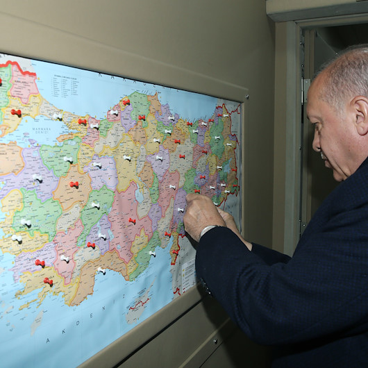 Erdoğanın seçim haritasında dikkat çeken kareler