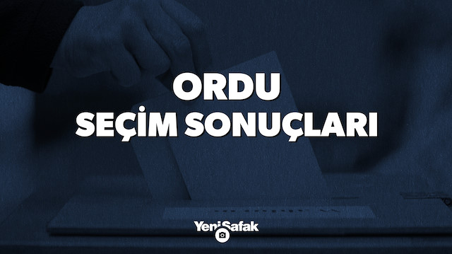 Ordu seçim sonuçları.
