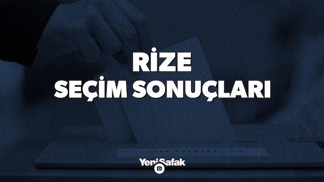 Rize seçim sonuçları.