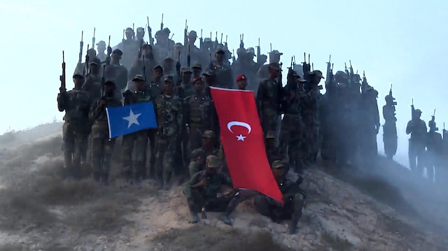 Milli Savunma Bakanlığından Türkiye-Somali askeri eğitim videosu