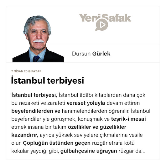 İstanbul terbiyesi