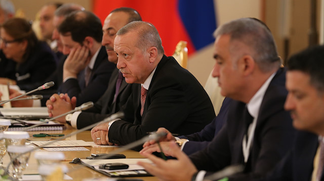 Cumhurbaşkanı Erdoğan Putin ile bir araya geldi