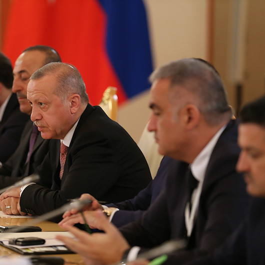 Cumhurbaşkanı Erdoğan Putin ile bir araya geldi