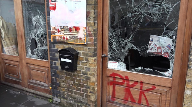 Londra’da PKK yandaşları Türk derneğine saldırdı