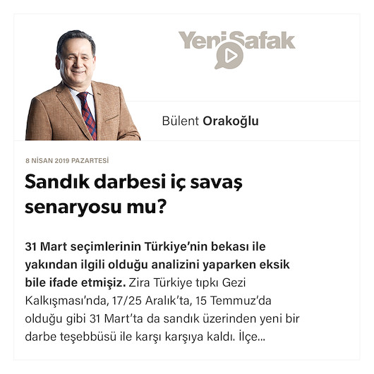 Sandık darbesi iç savaş senaryosu mu?
