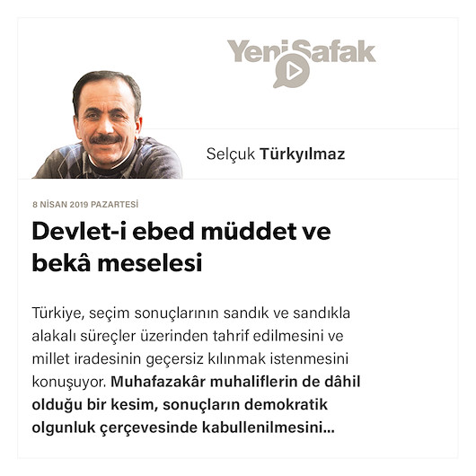 Devlet-i ebed müddet ve bekâ meselesi