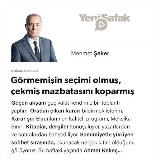 Görmemişin seçimi olmuş, çekmiş mazbatasını koparmış