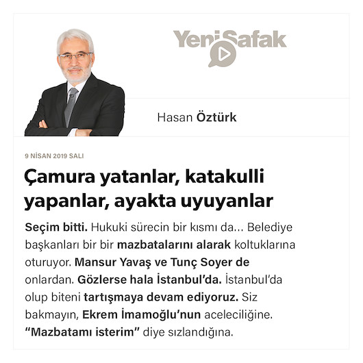 Çamura yatanlar, katakulli yapanlar, ayakta uyuyanlar