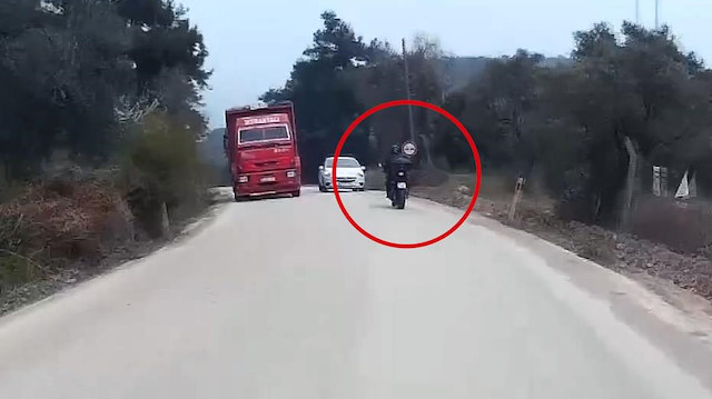 Hatalı sollama az daha kazaya sebep oluyordu