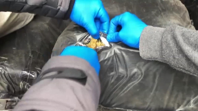Diyarbakırda 85 kilogram esrar ele geçirildi