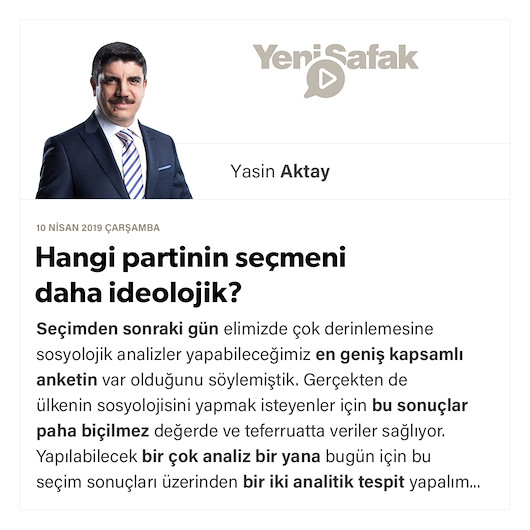Hangi partinin seçmeni daha ideolojik?