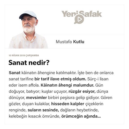 Sanat nedir?