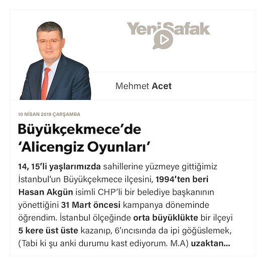 Büyükçekmece’de ‘Alicengiz Oyunları’