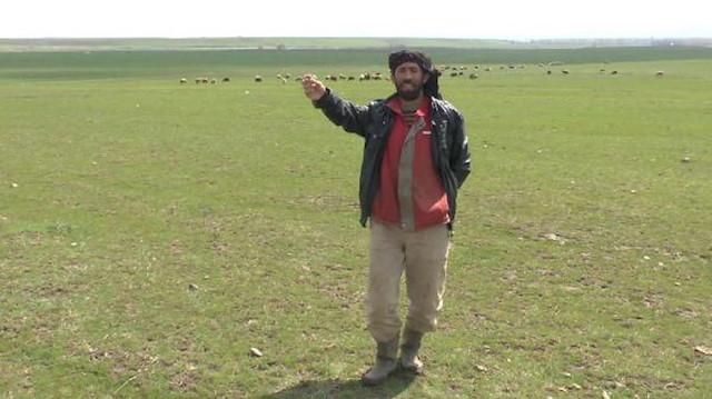 Kar hapsinden kurtulan çobanın türkülü sevinci