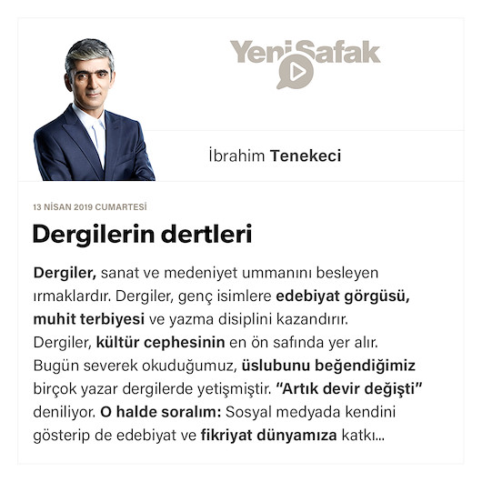 Dergilerin dertleri