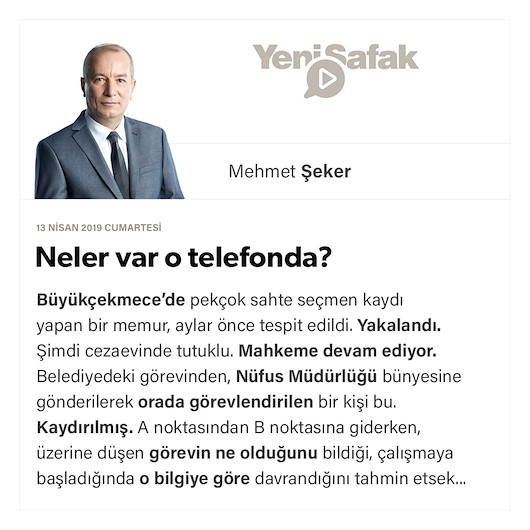 Neler var o telefonda?