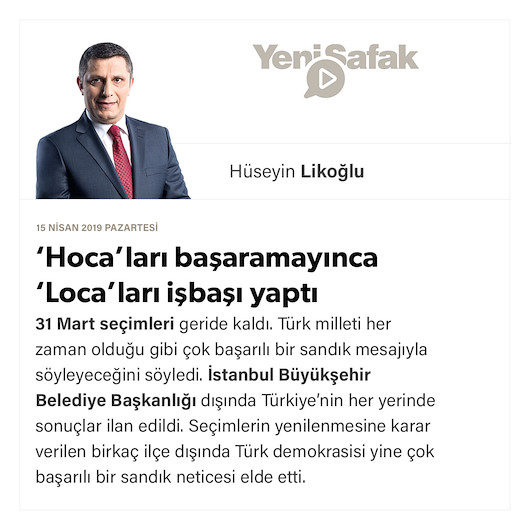 ‘Hoca’ları başaramayınca ‘Loca’ları işbaşı yaptı