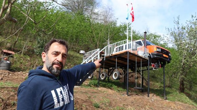 Görenler mest oluyor: Hanım evden kovarsa diye yaptım