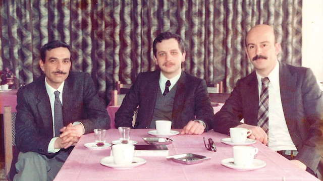 İsmet Özel (Solda) , İsmail Kara (Ortada) ve Mustafa Kutlu (Sağda)