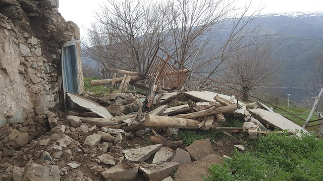 Daha önceki depremde maddi hasar meydana gelmişti.