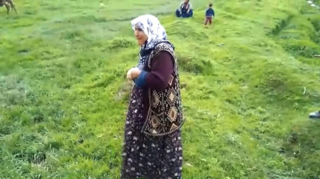 Yaşlı kadının ineği sulama kanalında telef oldu