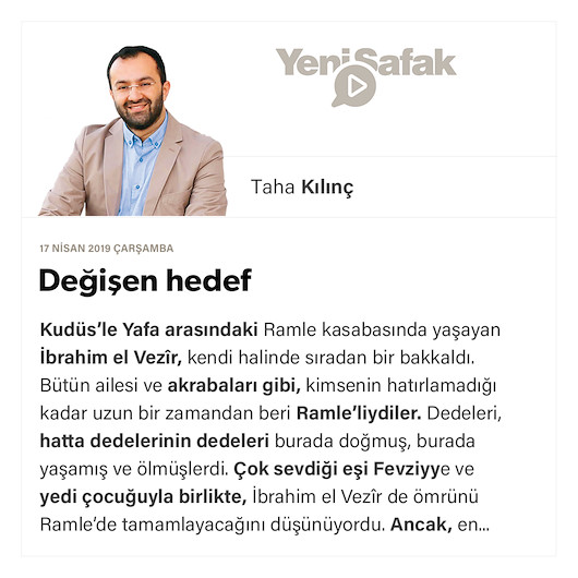 Değişen hedef
