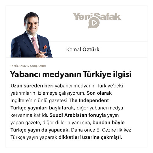 Yabancı medyanın Türkiye ilgisi