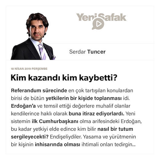 Kim kazandı kim kaybetti?