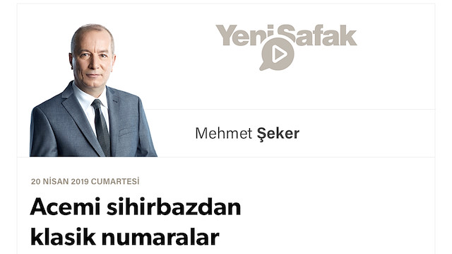Acemi sihirbazdan klasik numaralar