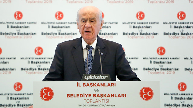 MHP Lideri Devlet Bahçeli.