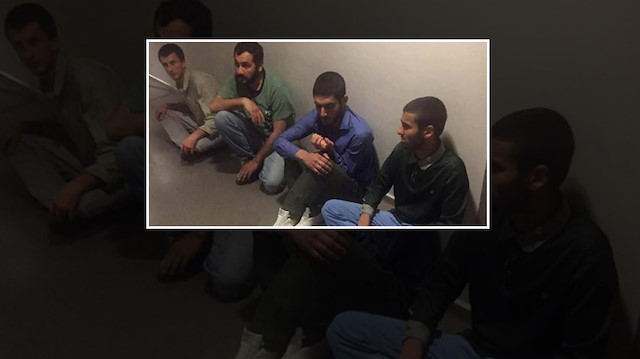 Sincar'da yakalanarak Türkiye'ye iade edilen teröristler.