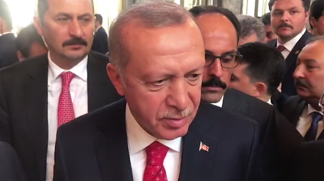 Meclisi terk eden Erdoğan'dan HDP açıklaması