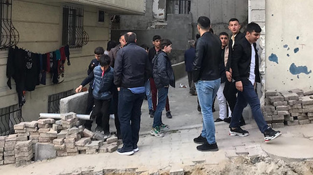 Küçükçekmece'de olayın meydana geldiği yer.
