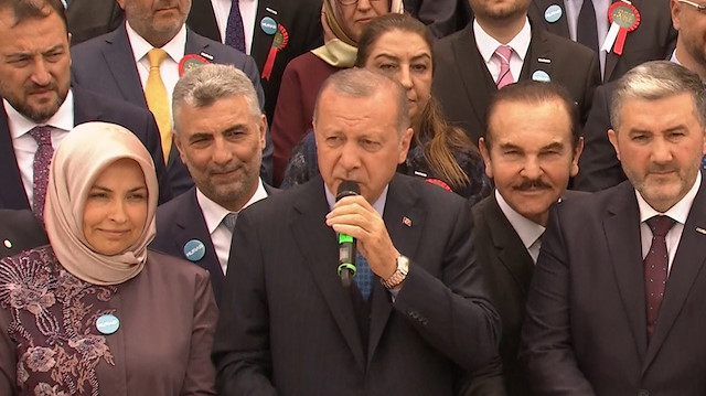Erdoğan MÜSİADın yeni hizmet binası açılışına katıldı