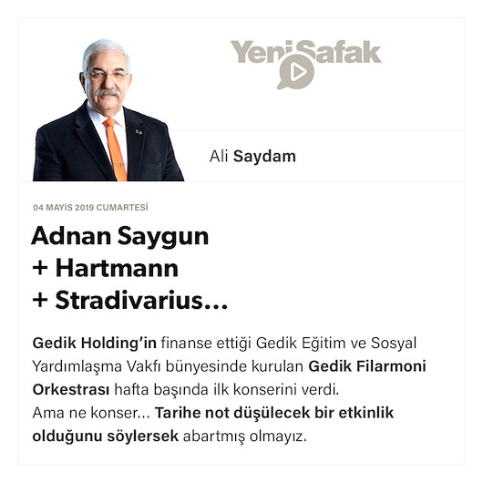 Adnan Saygun + Hartmann + Stradivarius…