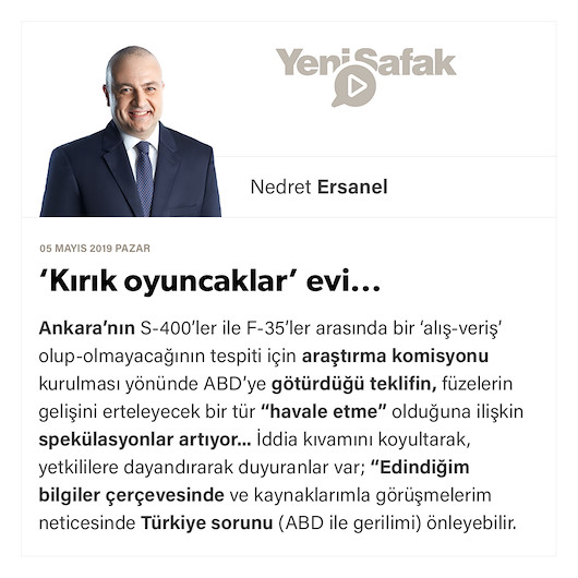 ‘Kırık oyuncaklar’ evi...