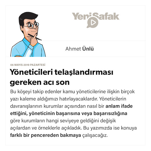  Yöneticileri telaşlandırması gereken acı son
