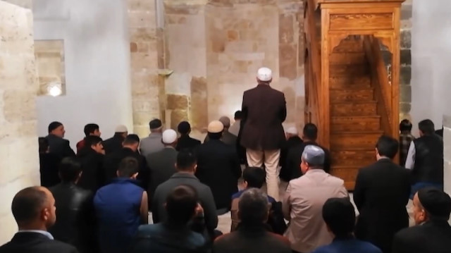 Tarihi camide 60 yıl sonra ilk namaz