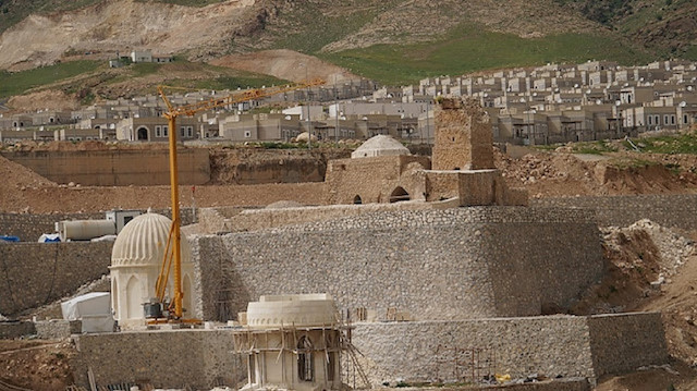 Hasankeyfteki 650 yıllık Koç Cami yeni yerine yerleştiriliyor