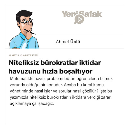 Niteliksiz bürokratlar iktidar havuzunu hızla boşaltıyor