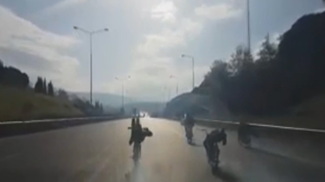 Bursada ölüm yarışı kamerada