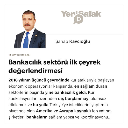 Bankacılık sektörü ilk çeyrek değerlendirmesi