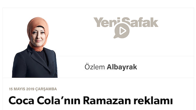Coca Cola’nın Ramazan reklamı